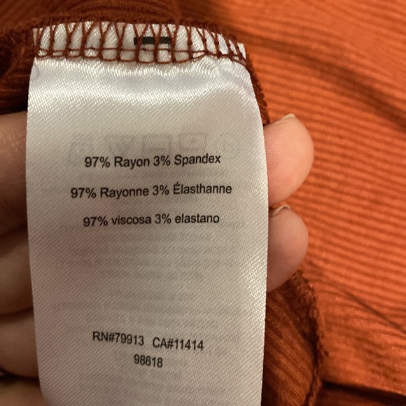 Motherhood burnt orange maternity dress in size small - Picture 5 of 5